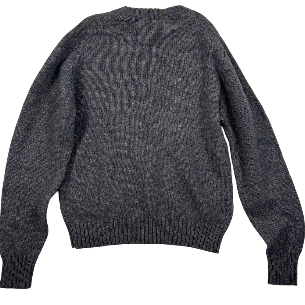 Vintage Hill & Archer Mens Large Wool Blend Crewneck Sweater Gray